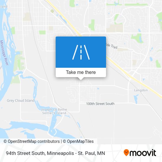 Mapa de 94th Street South