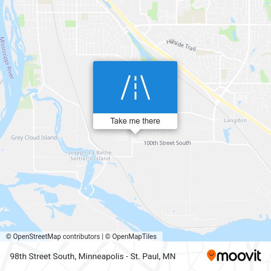 Mapa de 98th Street South