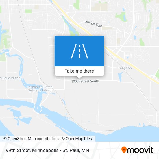 99th Street map