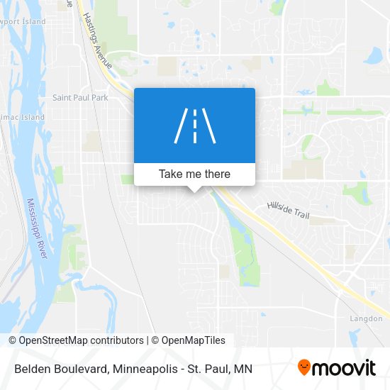 Mapa de Belden Boulevard