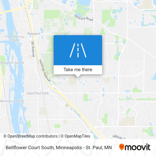 Bellflower Court South map