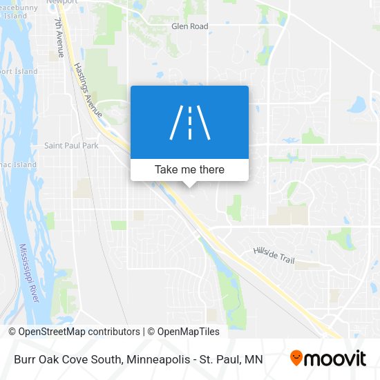 Burr Oak Cove South map