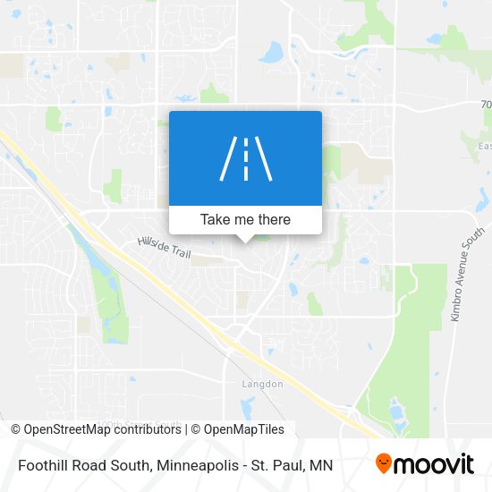 Mapa de Foothill Road South