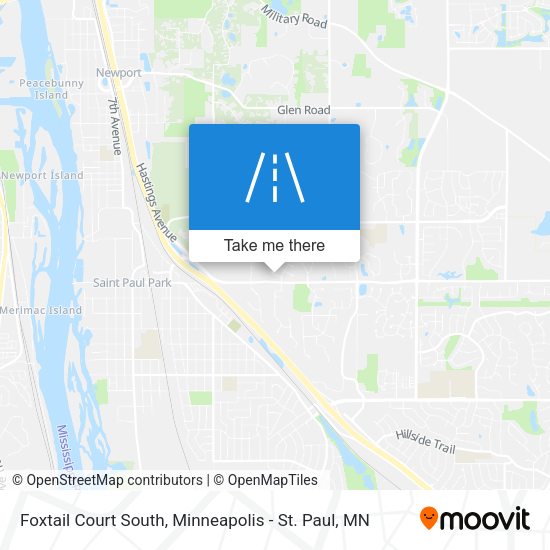 Mapa de Foxtail Court South