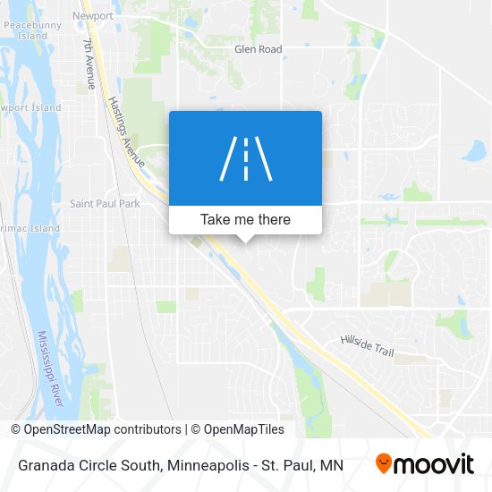 Granada Circle South map