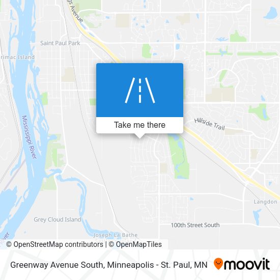 Mapa de Greenway Avenue South