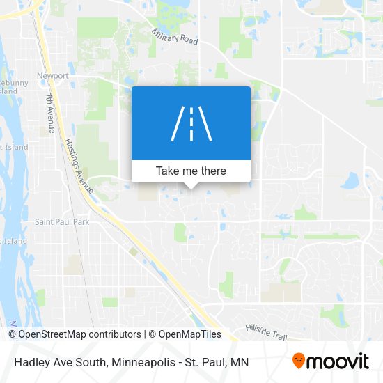 Mapa de Hadley Ave South