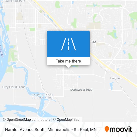 Hamlet Avenue South map