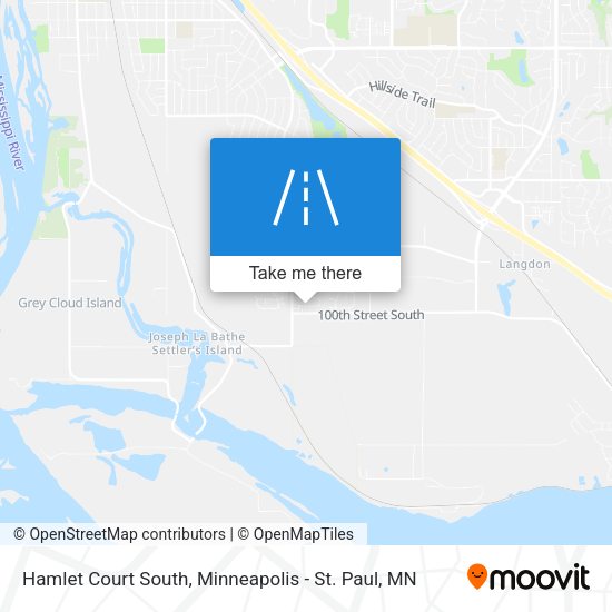 Hamlet Court South map