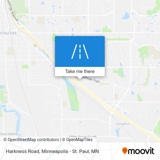 Mapa de Harkness Road
