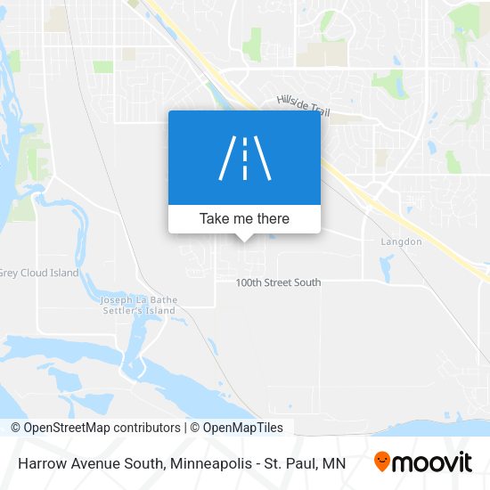 Mapa de Harrow Avenue South