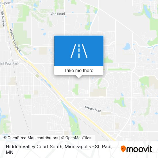Mapa de Hidden Valley Court South