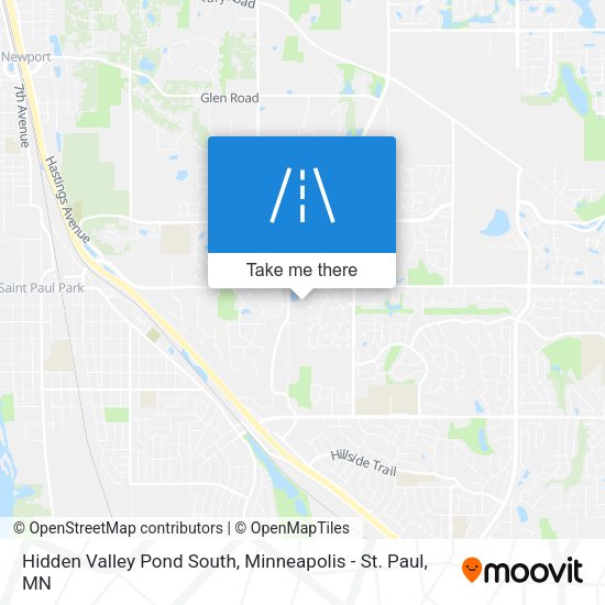 Mapa de Hidden Valley Pond South