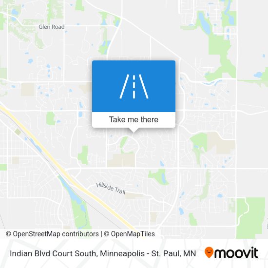 Mapa de Indian Blvd Court South