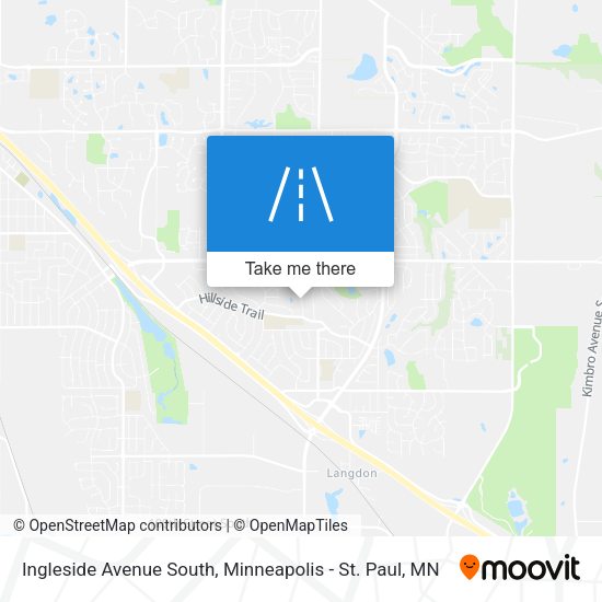 Ingleside Avenue South map