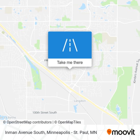 Mapa de Inman Avenue South