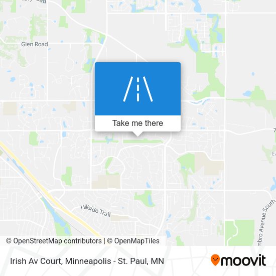 Irish Av Court map