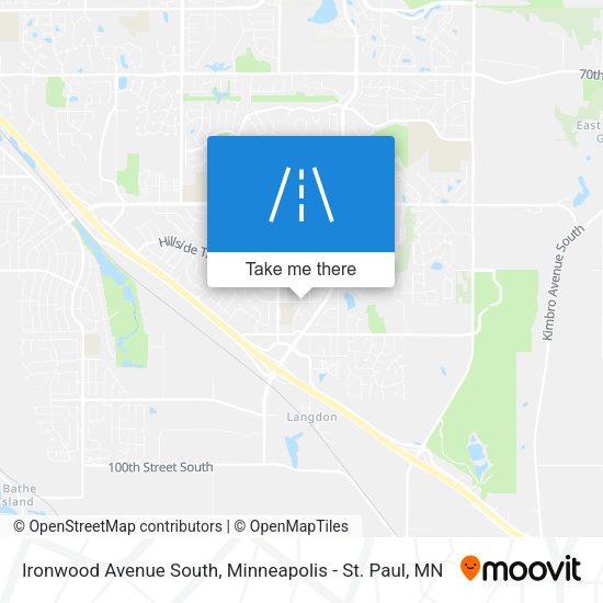 Ironwood Avenue South map