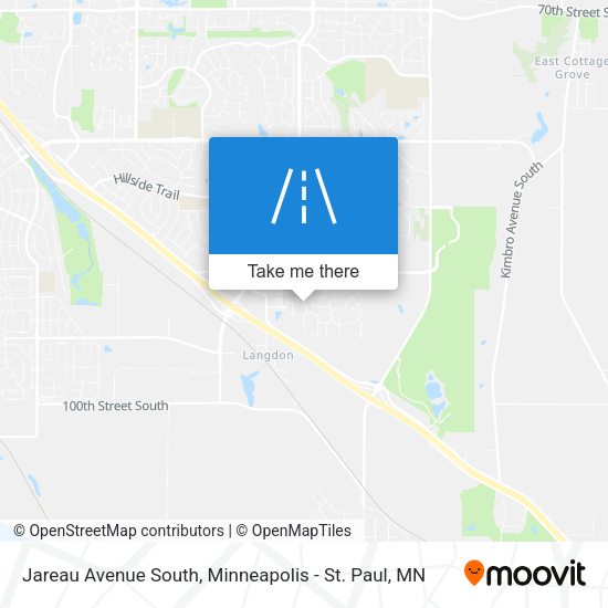 Jareau Avenue South map