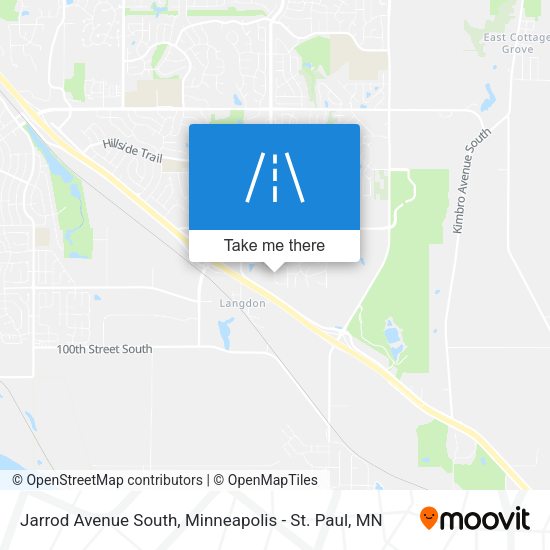 Mapa de Jarrod Avenue South