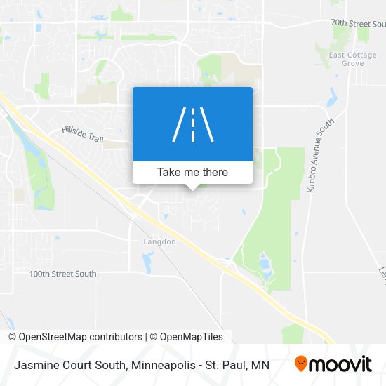 Mapa de Jasmine Court South