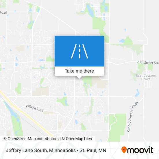 Mapa de Jeffery Lane South