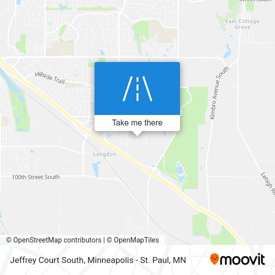 Mapa de Jeffrey Court South