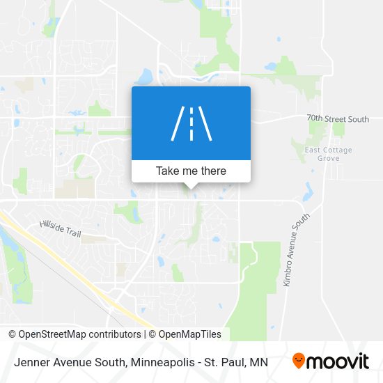 Jenner Avenue South map