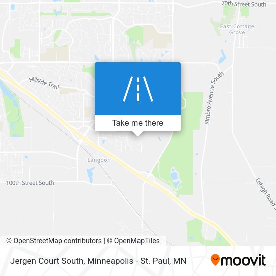 Jergen Court South map