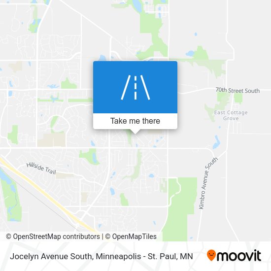 Jocelyn Avenue South map
