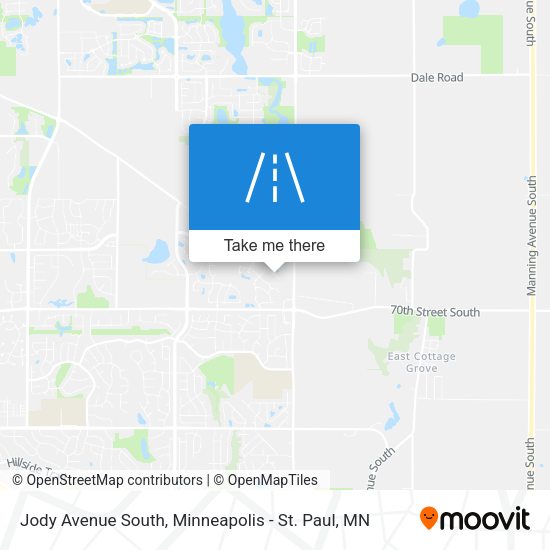 Mapa de Jody Avenue South