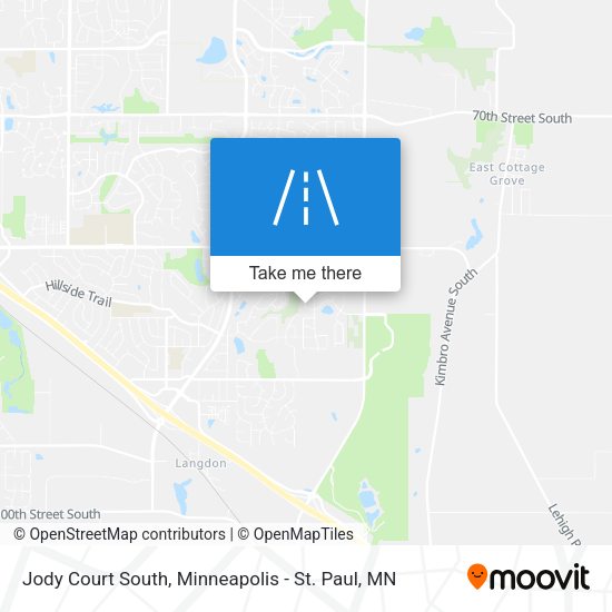 Mapa de Jody Court South