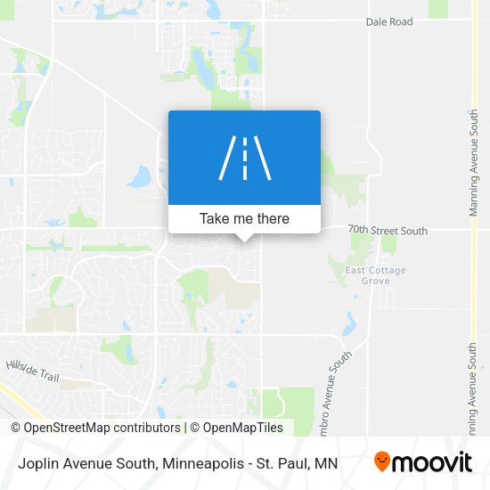 Joplin Avenue South map