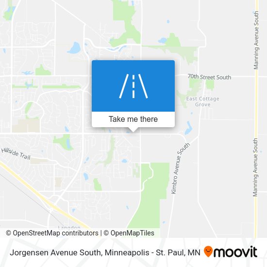 Jorgensen Avenue South map