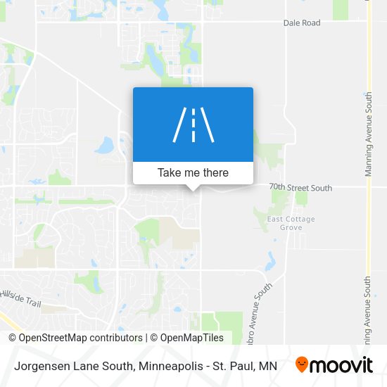 Mapa de Jorgensen Lane South