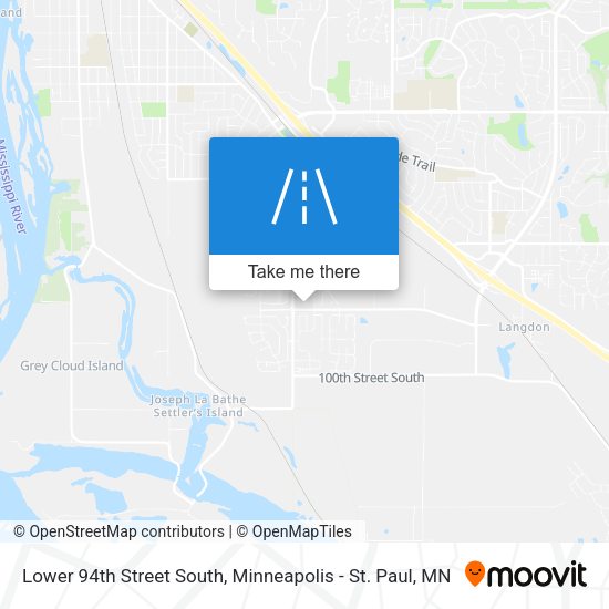 Lower 94th Street South map