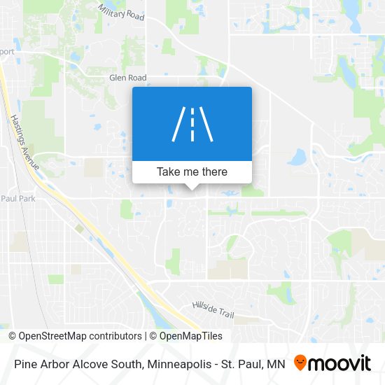 Pine Arbor Alcove South map