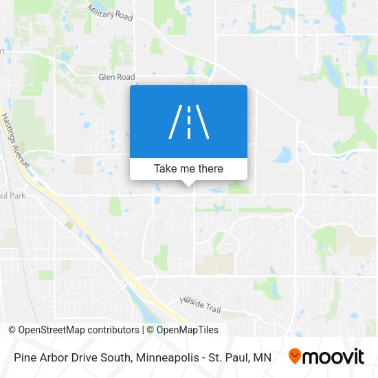 Mapa de Pine Arbor Drive South