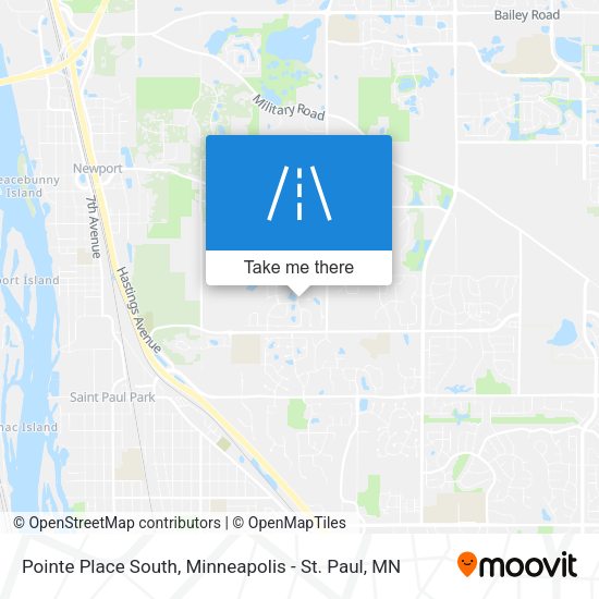 Pointe Place South map
