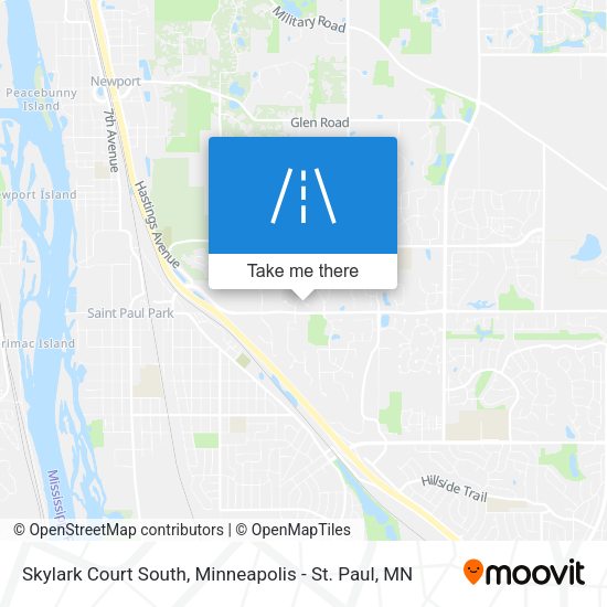 Skylark Court South map