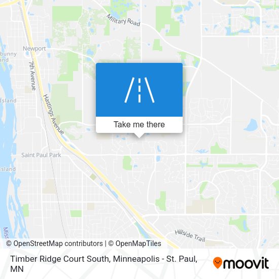 Mapa de Timber Ridge Court South