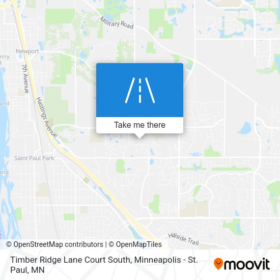 Mapa de Timber Ridge Lane Court South