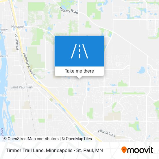 Timber Trail Lane map