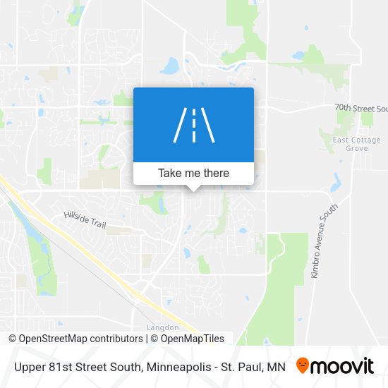 Upper 81st Street South map