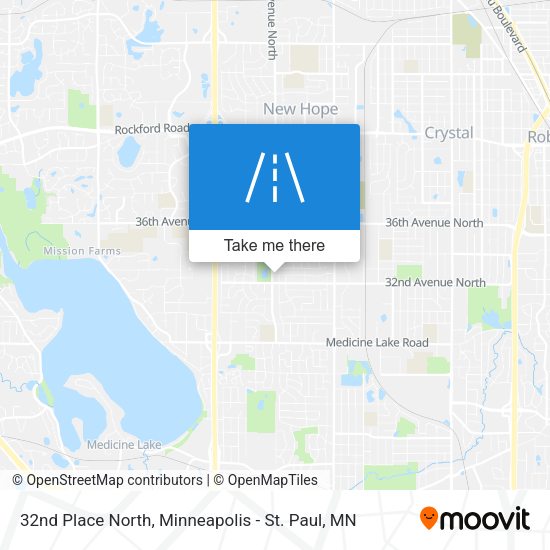 Mapa de 32nd Place North