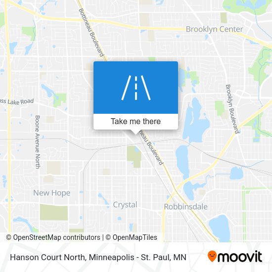 Hanson Court North map