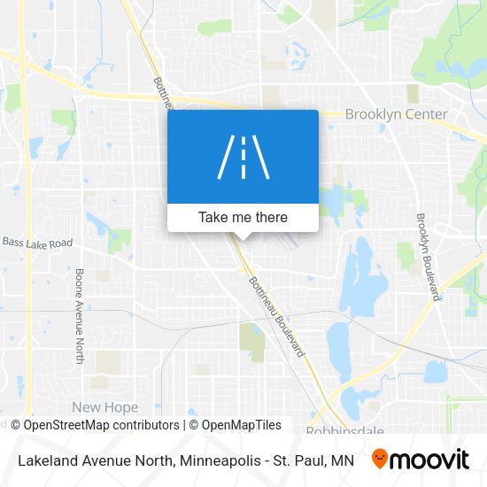 Lakeland Avenue North map