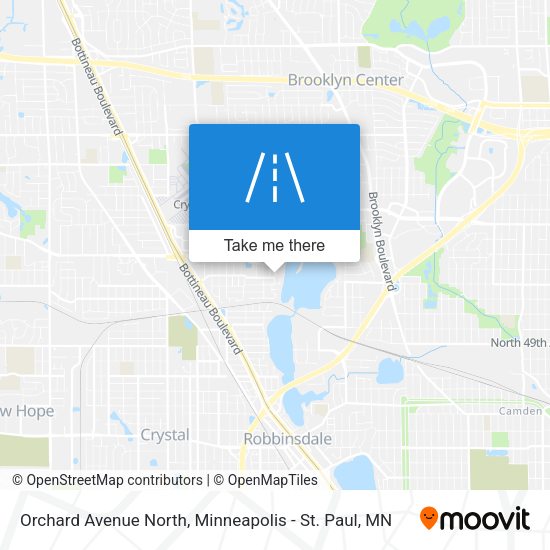 Orchard Avenue North map