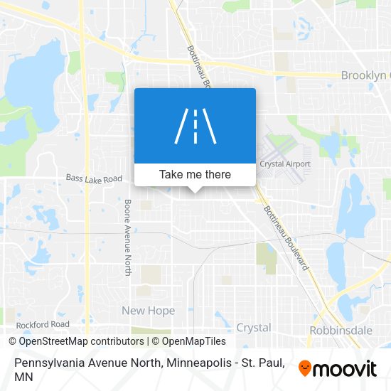 Mapa de Pennsylvania Avenue North