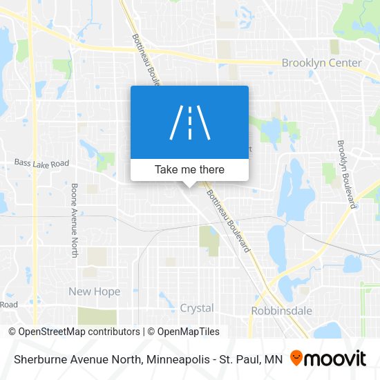 Sherburne Avenue North map